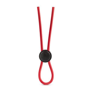 Stay Hard Silicone Loop Cock Ring Red