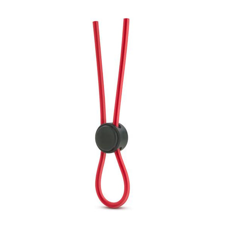 Stay Hard Silicone Loop Cock Ring Red