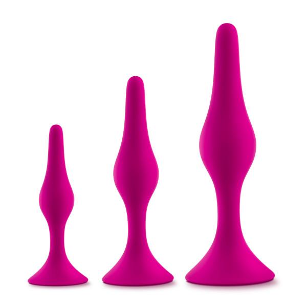 Luxe Beginner Plug Kit Anal Trainer Pink