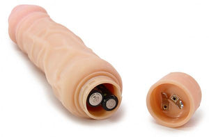 X5 Hard On Vibe 9 Inches Waterproof Dildo Beige