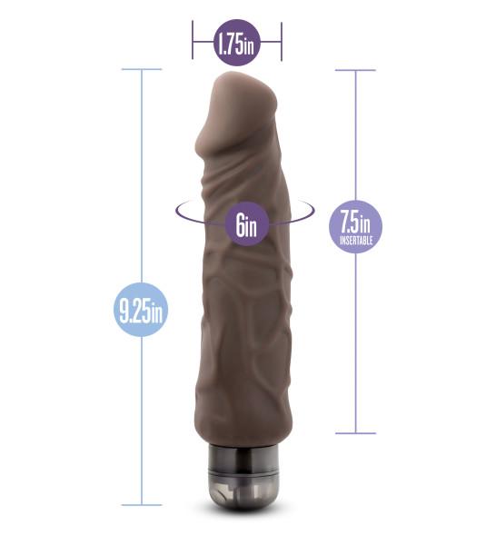 Home Wrecker 9 Inches Realistic Vibrator Brown