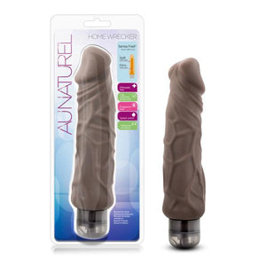 Home Wrecker 9 Inches Realistic Vibrator Brown