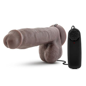 X5 Plus 8 Inches Realistic Cock Chocolate Vibrating