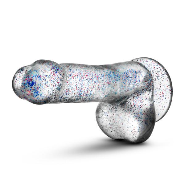 Naturally Yours 6 Inches Glitter Cock Sparkling Clear