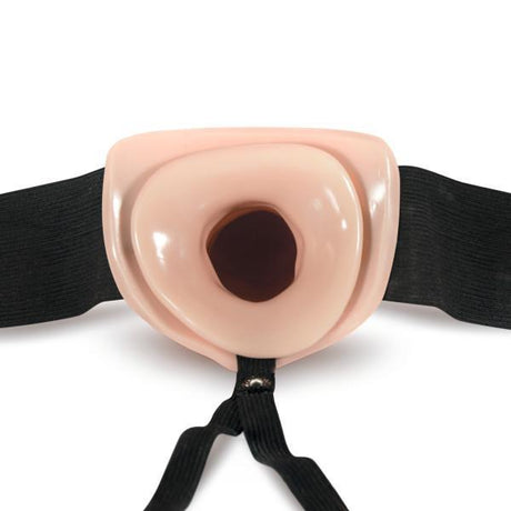 Dr. Skin 6 Inches Hollow Strap On Beige