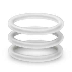 Performance Vs3 Pure Premium Silicone Cockrings Large White