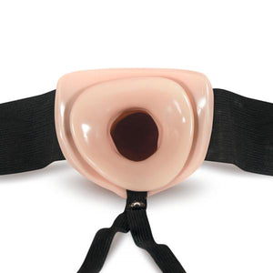 Dr. Skin 7 Inches Hollow Strap On Beige O/S