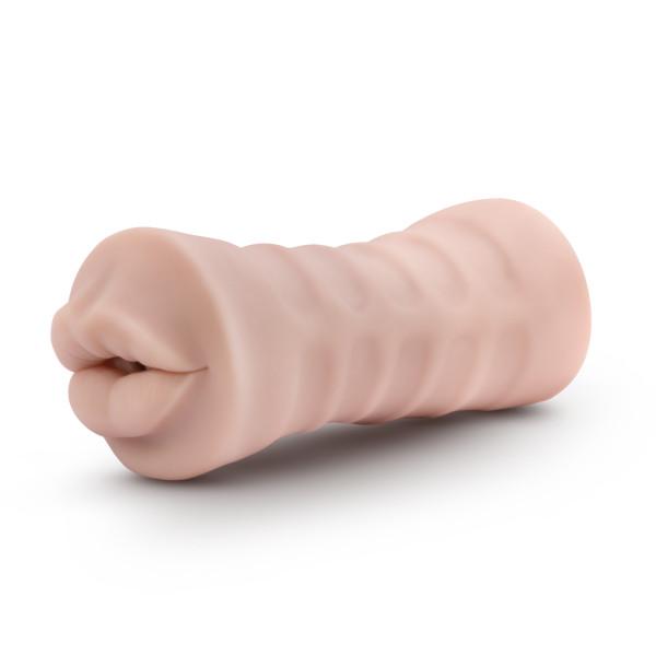 M For Men Angie Beige Mouth Stroker