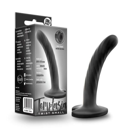 Temptasia Twist Small Black G Spot Dildo