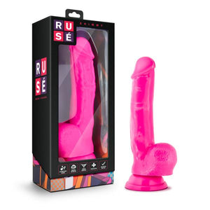 Ruse Shimmy Hot Pink Realistic Dildo