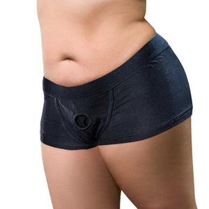 Temptasia Panty Harness Briefs 2 Xl Black