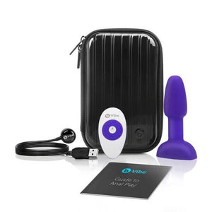 B Vibe Rimming Petite Purple Butt Plug