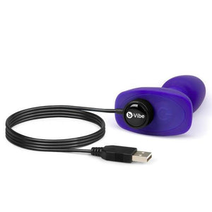 B Vibe Rimming Petite Purple Butt Plug