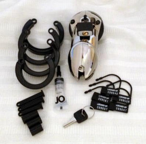 Cb 6000 Male Chastity Device 3 1/4" Chrome Cage