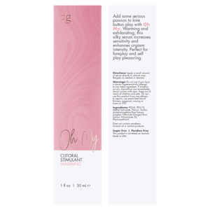 Cg Oh My Clitoral Stimulant Warming Serum 1 Fluid Ounce