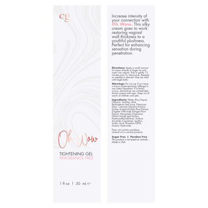 Cg Oh Wow Tightening Gel 1 Fl Oz Fragrance Free