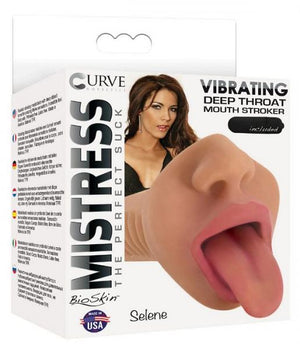 Mistress Selene Mouth Stroker Latte Tan