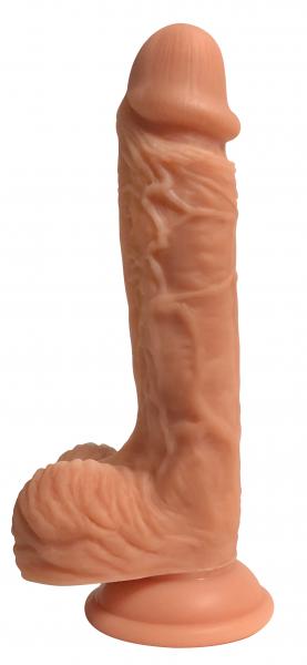 Easy Riders 8 Inches Dual Density Silicone Dong Balls Beige