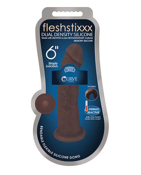 Fleshstixxx Silicone Dual Dense 6 Choco