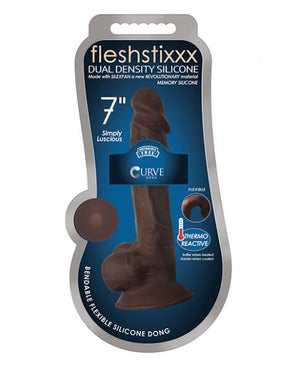 Fleshstixxx Dual Dense W/Balls 7 Choco