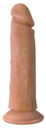 Big Shot Vibrating Remote Control Silicone 8 Inches Dong Beige