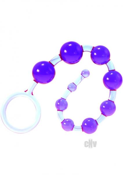 Kinx Dragonz Tail Anal Beads Violet Os