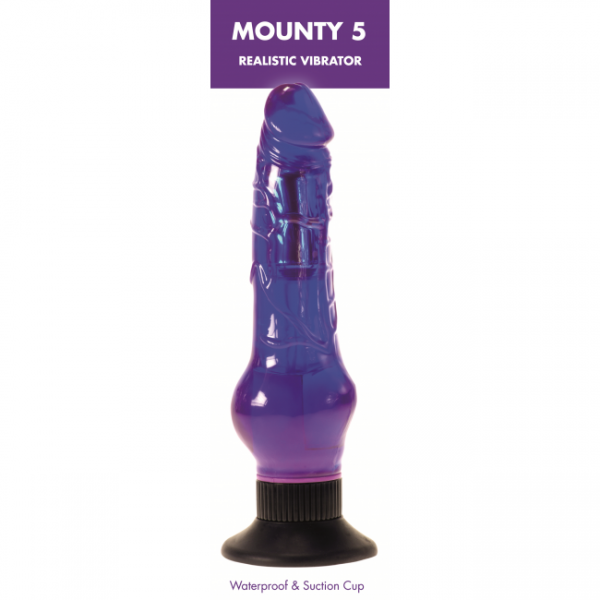 Mounty 5 Realistic Vibrator Purple Kinx