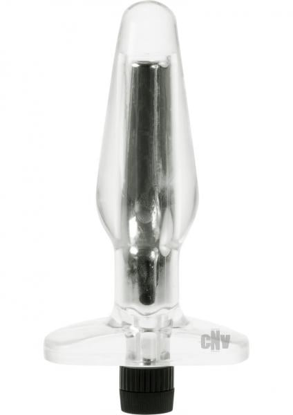 Aquavee Vibrating Butt Plug Clear Kinx