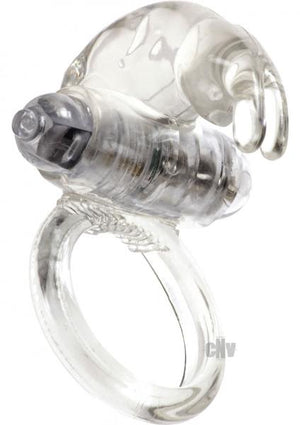 Classic Rabbit Cock Ring Clear Linx