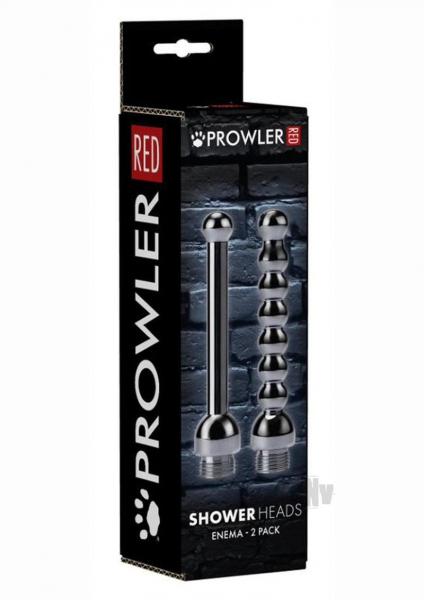 Prowler Red Shower Heads 2pk