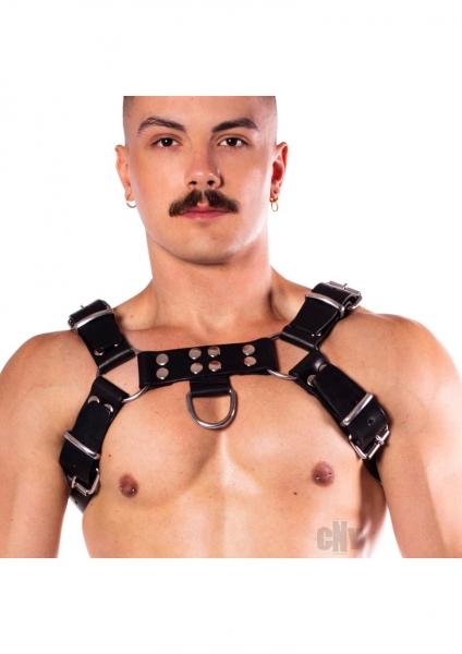 Prowler Red Butch Harness Prem Blk Sm