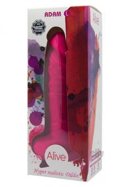 Alive Adam Hyper Realistic Dildo Large Pink