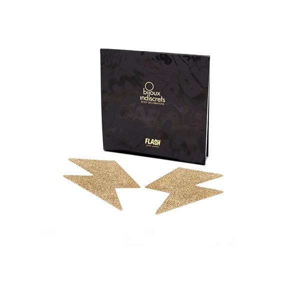 Flash Bolt Gold Pasties