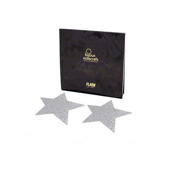 Flash Star Silver Pasties