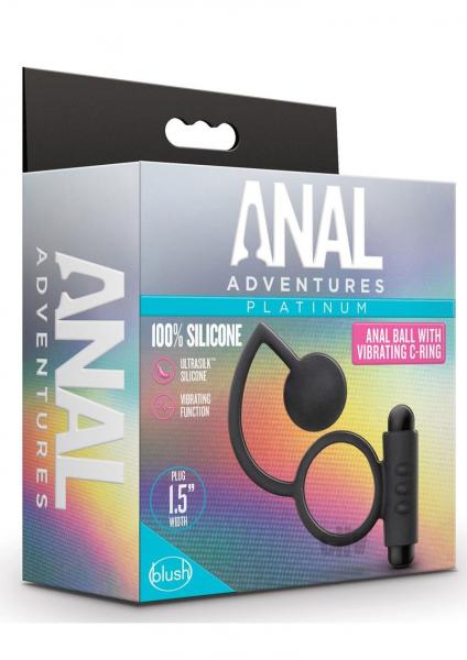 Anal Adventure Platinum Ball Vibe Cring