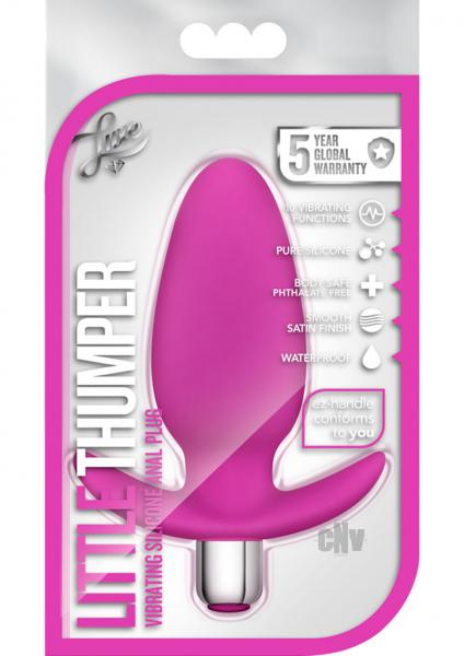 Little Thumper Fuchsia Vibrating Butt Plug