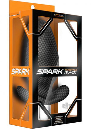 Spark Throttle Av 01 Carbon Fiber Black Butt Plug