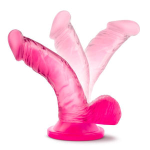 Naturally Yours 4 Inches Mini Cock Pink Dildo