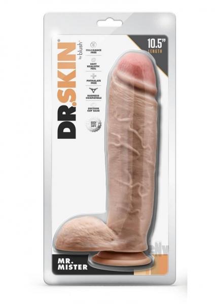 Dr Skin Mr Mister 10.5 Dildo Balls Beige