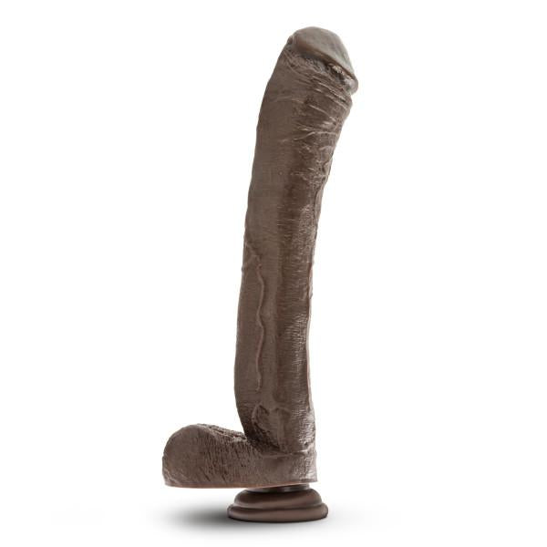 Mr Ed 13 Inches Dildo With Suction Cup Chocolate Brown