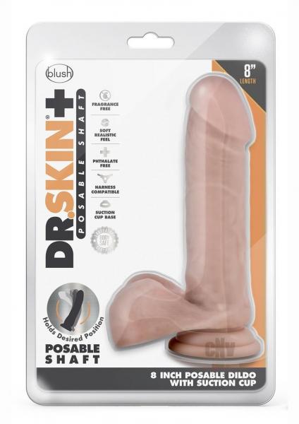 Dr Skin Plus Pose Dildo 8 Vanilla