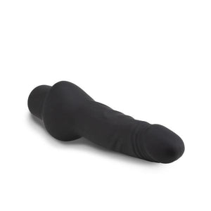 Silicone Willy's Cowboy 6.25 Inches Vibrating Dildo Black
