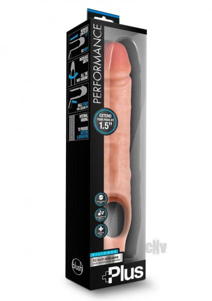 Performance Plus 10 Inches Cock Sheath Penis Extender Beige