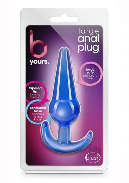 B Yours Large Anal Plug Blue