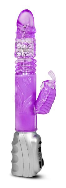 Butterfly Stroker Thrusting Vibrator Purple