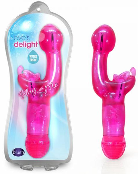 Eve's Delight Dual G Spot And Clitoral Stimulator Pink
