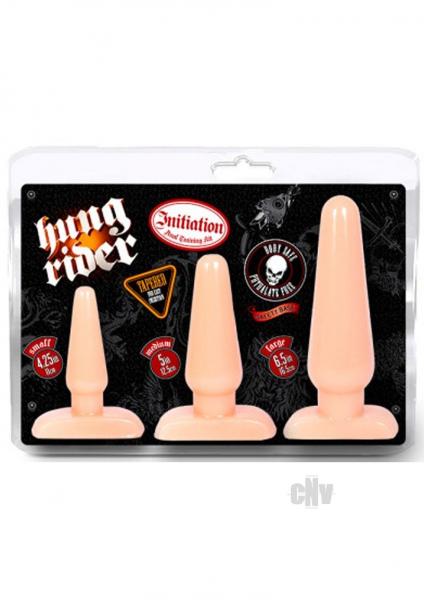 Initiation Anal Training Kit Beige 3 Butt Plugs