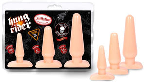 Initiation Anal Training Kit Beige 3 Butt Plugs