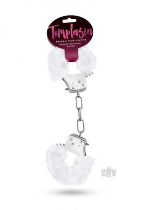 Temptasia Plush Fur Cuffs White Handcuffs