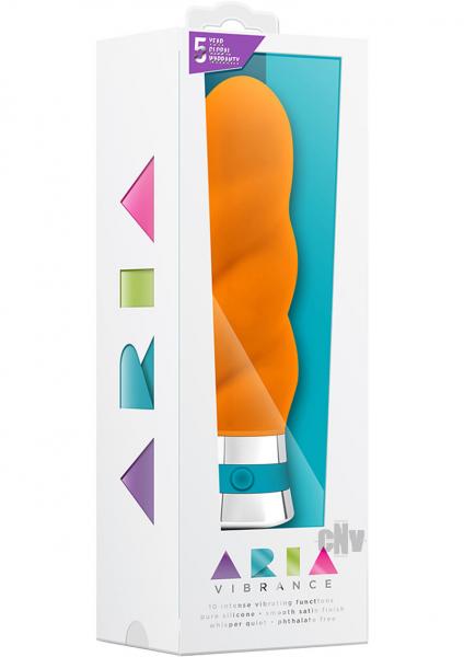 Aria Vibrance Tangerine Orange Vibrator